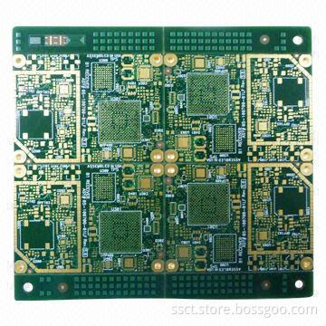 HDI (1 + (8) + 1) High-density Multi-layered PCB, Made of Nelco Material